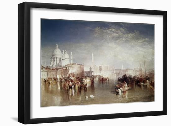 Canal Della Giudecca, Venice-J. M. W. Turner-Framed Giclee Print