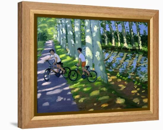 Canal Du Midi, France-Andrew Macara-Framed Premier Image Canvas