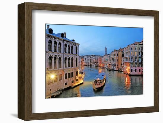 Canal Grande (Grand Canal), Venice, UNESCO World Heritage Site, Veneto, Italy, Europe-Hans-Peter Merten-Framed Photographic Print