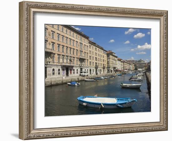 Canal Grande, Trieste, Friuli-Venezia Giulia, Italy, Europe-Lawrence Graham-Framed Photographic Print