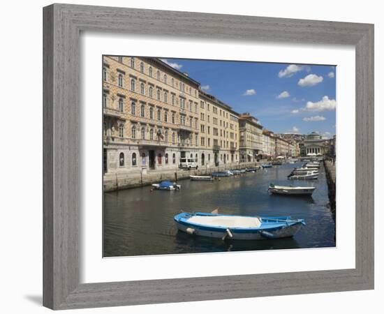 Canal Grande, Trieste, Friuli-Venezia Giulia, Italy, Europe-Lawrence Graham-Framed Photographic Print