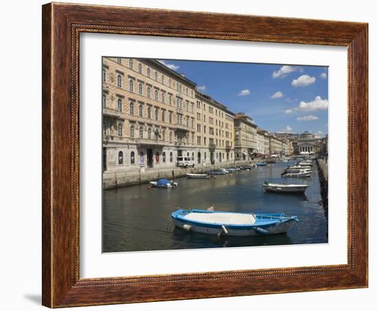 Canal Grande, Trieste, Friuli-Venezia Giulia, Italy, Europe-Lawrence Graham-Framed Photographic Print