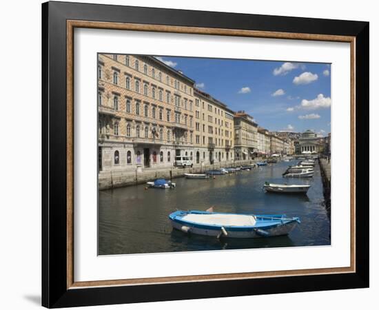 Canal Grande, Trieste, Friuli-Venezia Giulia, Italy, Europe-Lawrence Graham-Framed Photographic Print