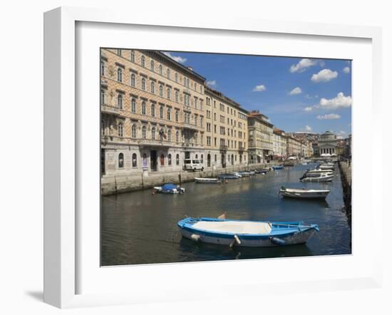 Canal Grande, Trieste, Friuli-Venezia Giulia, Italy, Europe-Lawrence Graham-Framed Photographic Print