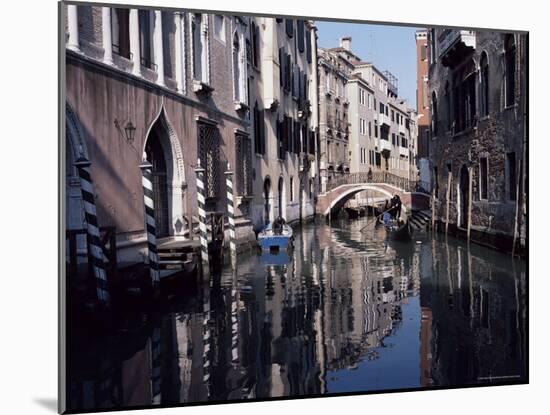 Canal in the Rialto Quarter, Venice, Veneto, Italy-Bruno Barbier-Mounted Photographic Print