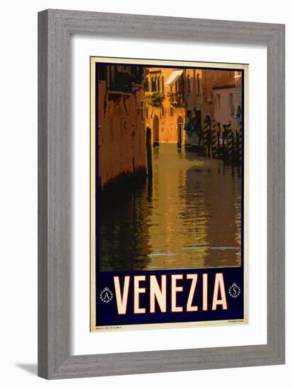 Canal in Venice Italy 1-Anna Siena-Framed Giclee Print