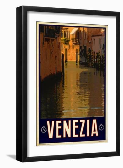 Canal in Venice Italy 1-Anna Siena-Framed Giclee Print