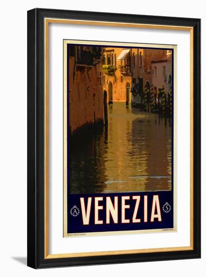 Canal in Venice Italy 1-Anna Siena-Framed Giclee Print