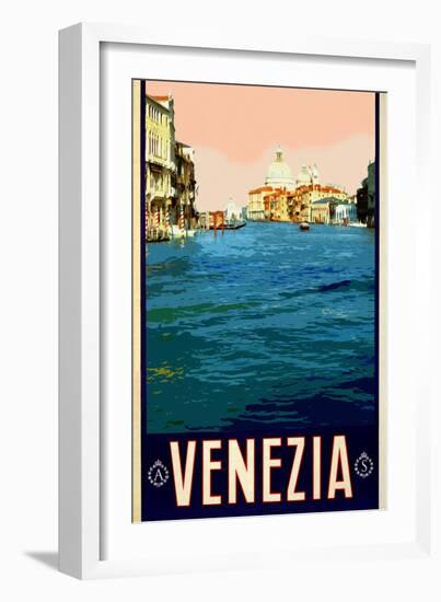 Canal in Venice Italy 2-Anna Siena-Framed Giclee Print