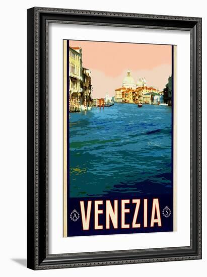 Canal in Venice Italy 2-Anna Siena-Framed Giclee Print