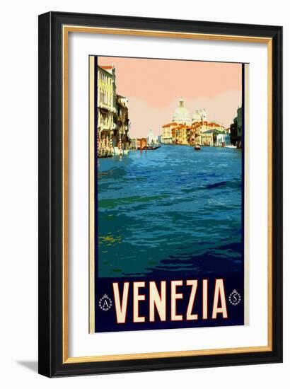 Canal in Venice Italy 2-Anna Siena-Framed Giclee Print