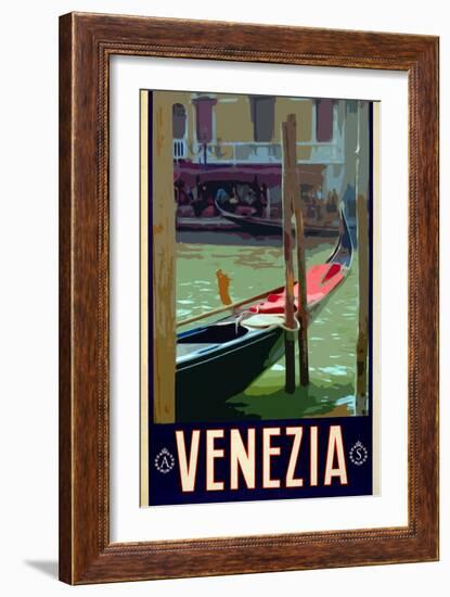 Canal in Venice Italy 3-Anna Siena-Framed Giclee Print