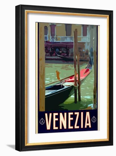 Canal in Venice Italy 3-Anna Siena-Framed Giclee Print