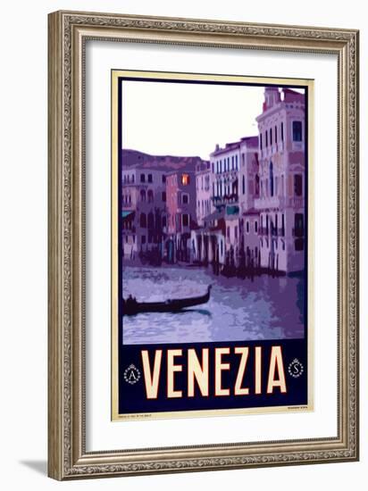 Canal in Venice Italy 4-Anna Siena-Framed Giclee Print