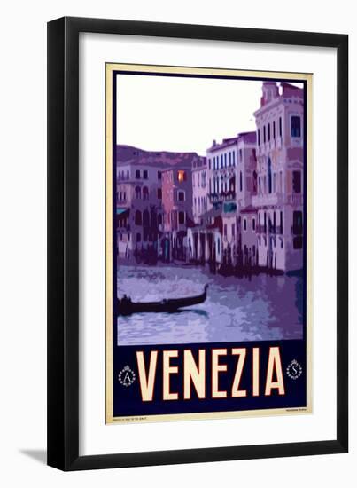 Canal in Venice Italy 4-Anna Siena-Framed Giclee Print