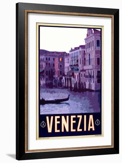 Canal in Venice Italy 4-Anna Siena-Framed Giclee Print