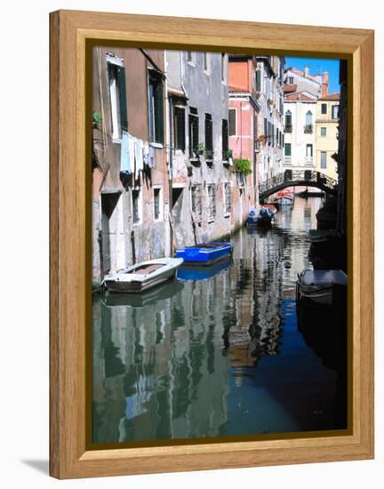 Canal in Venice, Italy-Julie Eggers-Framed Premier Image Canvas