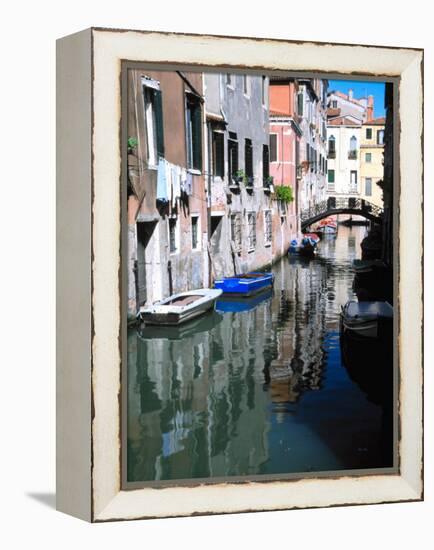 Canal in Venice, Italy-Julie Eggers-Framed Premier Image Canvas