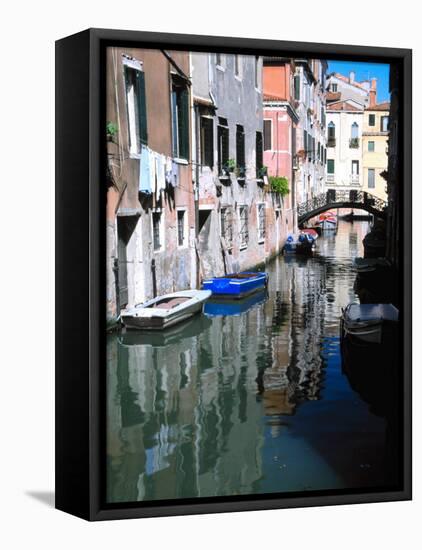 Canal in Venice, Italy-Julie Eggers-Framed Premier Image Canvas