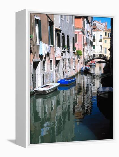 Canal in Venice, Italy-Julie Eggers-Framed Premier Image Canvas