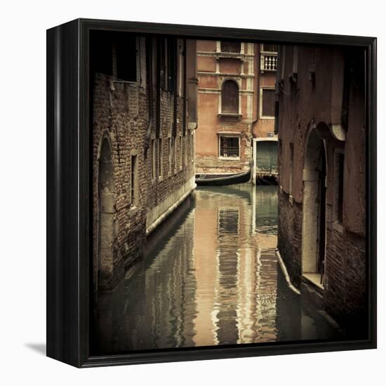 Canal in Venice, Italy-Jon Arnold-Framed Premier Image Canvas