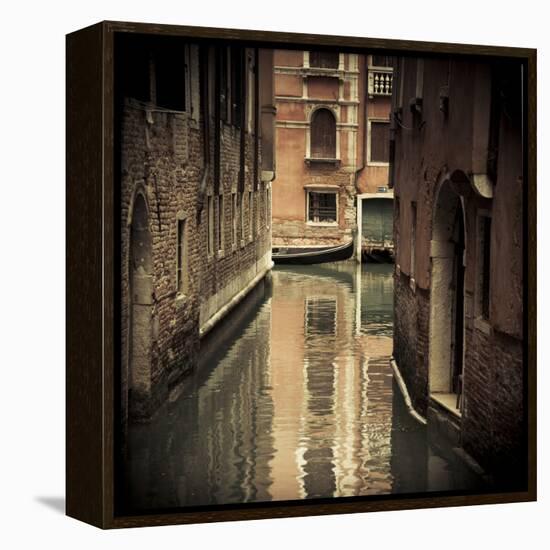 Canal in Venice, Italy-Jon Arnold-Framed Premier Image Canvas