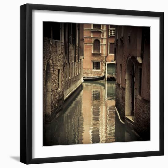 Canal in Venice, Italy-Jon Arnold-Framed Premium Photographic Print