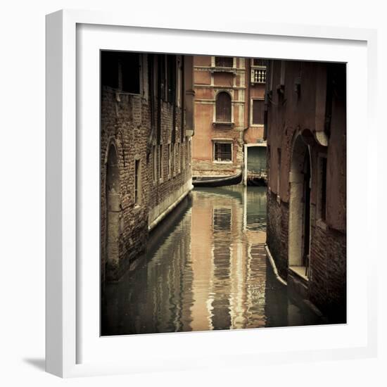Canal in Venice, Italy-Jon Arnold-Framed Premium Photographic Print