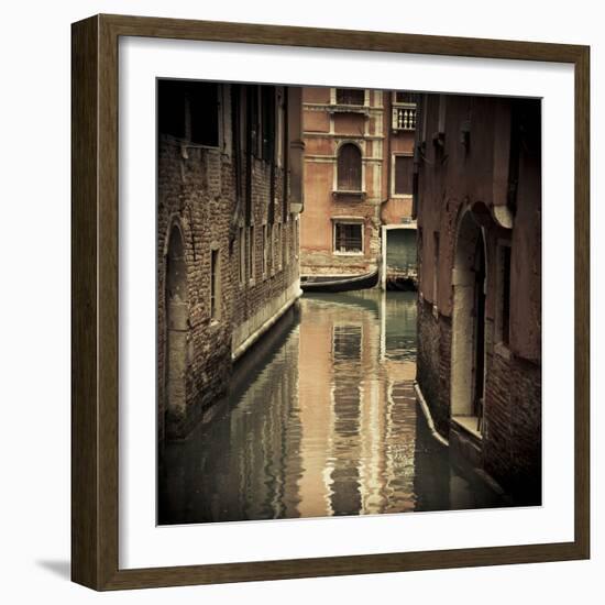 Canal in Venice, Italy-Jon Arnold-Framed Photographic Print