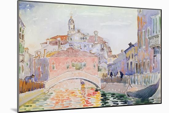 Canal in Venice-Henri Edmond Cross-Mounted Giclee Print