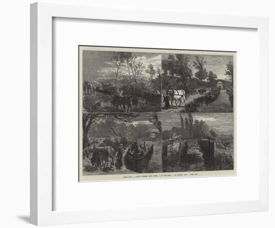 Canal Life-Ebenezer Newman Downard-Framed Giclee Print