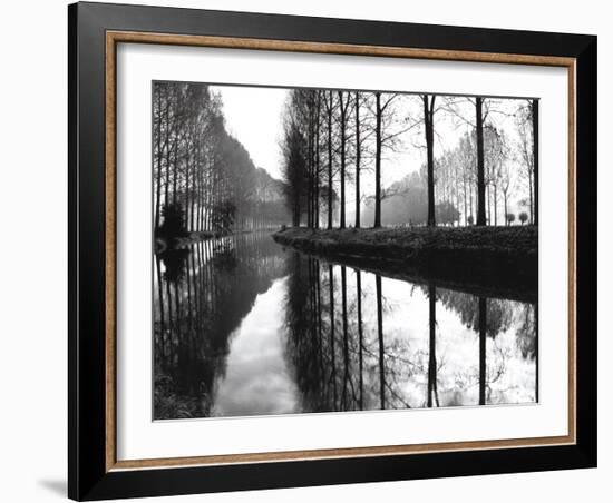 Canal, Normandy, France-Bill Philip-Framed Art Print