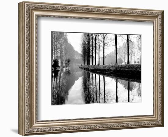 Canal, Normandy, France-Bill Philip-Framed Art Print