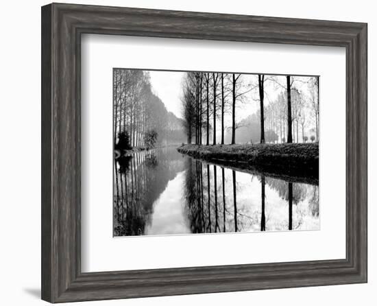 Canal, Normandy, France-Bill Philip-Framed Art Print