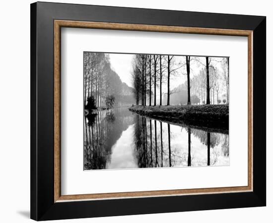 Canal, Normandy, France-Bill Philip-Framed Art Print