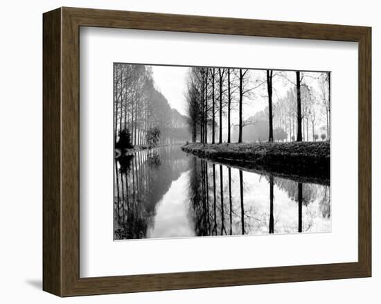 Canal, Normandy, France-Bill Philip-Framed Art Print