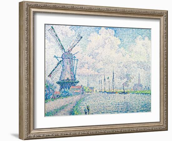 Canal of Overschie-Paul Signac-Framed Giclee Print