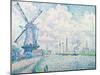 Canal of Overschie-Paul Signac-Mounted Giclee Print