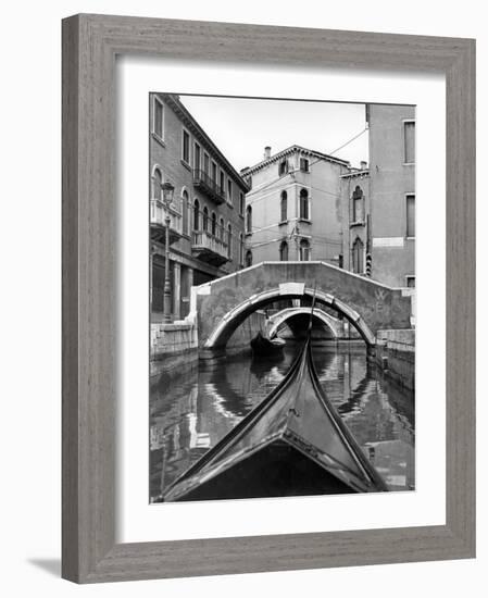 Canal on Island of Burano in Venetian Lagoon-Alfred Eisenstaedt-Framed Photographic Print