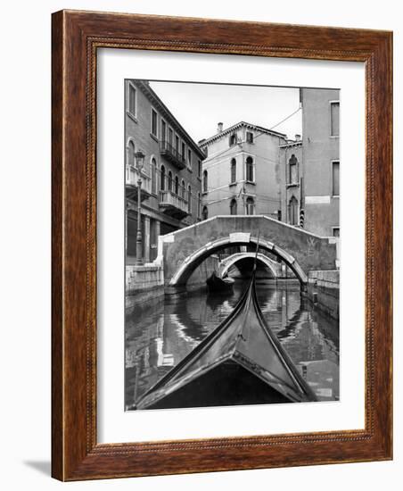 Canal on Island of Burano in Venetian Lagoon-Alfred Eisenstaedt-Framed Photographic Print