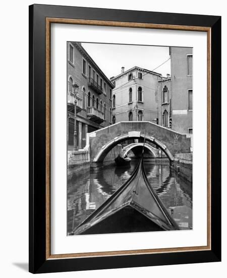 Canal on Island of Burano in Venetian Lagoon-Alfred Eisenstaedt-Framed Photographic Print