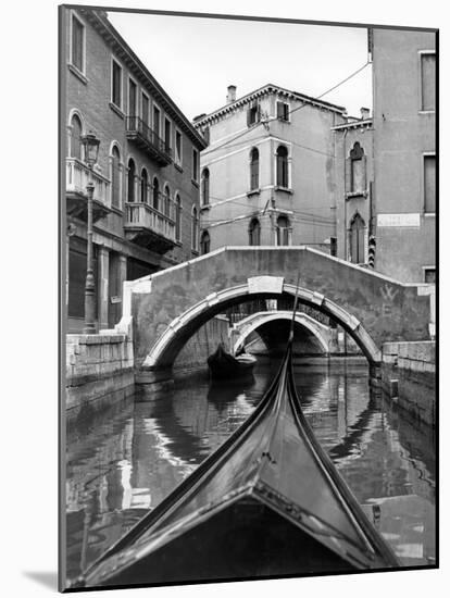 Canal on Island of Burano in Venetian Lagoon-Alfred Eisenstaedt-Mounted Photographic Print
