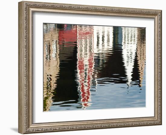 Canal Reflections, Bruges, Belgium-Nadia Isakova-Framed Photographic Print