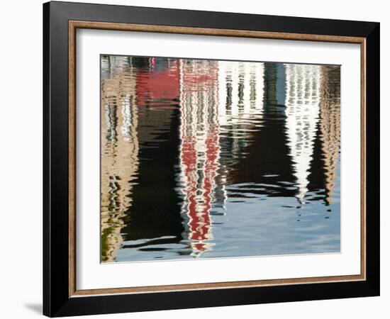 Canal Reflections, Bruges, Belgium-Nadia Isakova-Framed Photographic Print