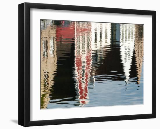 Canal Reflections, Bruges, Belgium-Nadia Isakova-Framed Photographic Print