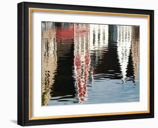 Canal Reflections, Bruges, Belgium-Nadia Isakova-Framed Photographic Print