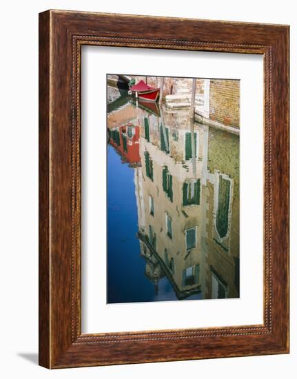 Canal reflections, Venice, Veneto, Italy-Russ Bishop-Framed Photographic Print