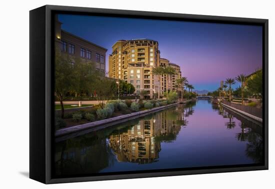 Canal Running Through, Scottsdale, Arizona,Usa-BCFC-Framed Premier Image Canvas