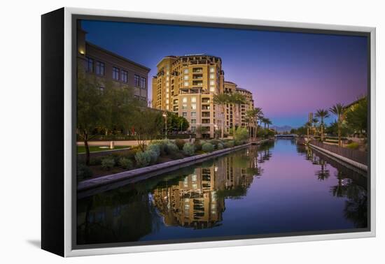 Canal Running Through, Scottsdale, Arizona,Usa-BCFC-Framed Premier Image Canvas