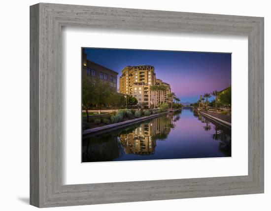 Canal Running Through, Scottsdale, Arizona,Usa-BCFC-Framed Photographic Print